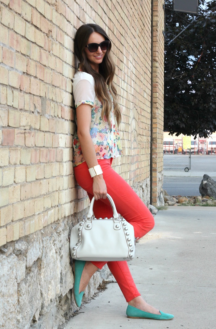 Florals & Bright Denim