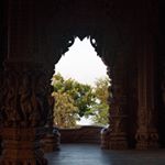 Happy Halloween from Thailand! In honor of this day I'm posting the spookiest photo I have, the view from inside the dark and detailed Sanctuary of Truth in Pattaya. Okay fine it's not that spooky...but I loved the way this intricate window silhouette looked out into the ocean - every inch of the wooden structure both inside and out is detailed in carvings. 👻
......................................................................................
#stayandwander #roamtheplanet #earthfocus #wonderful_places #wanderlust #LittleJTravels #travelgram #travel #lostinThailand #Thailandinsider #amzthld #Pattaya #SanctuaryofTruth #temple #Thailand