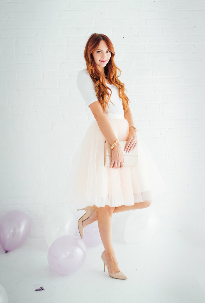 Tulle skirt for a birthday photoshoot!