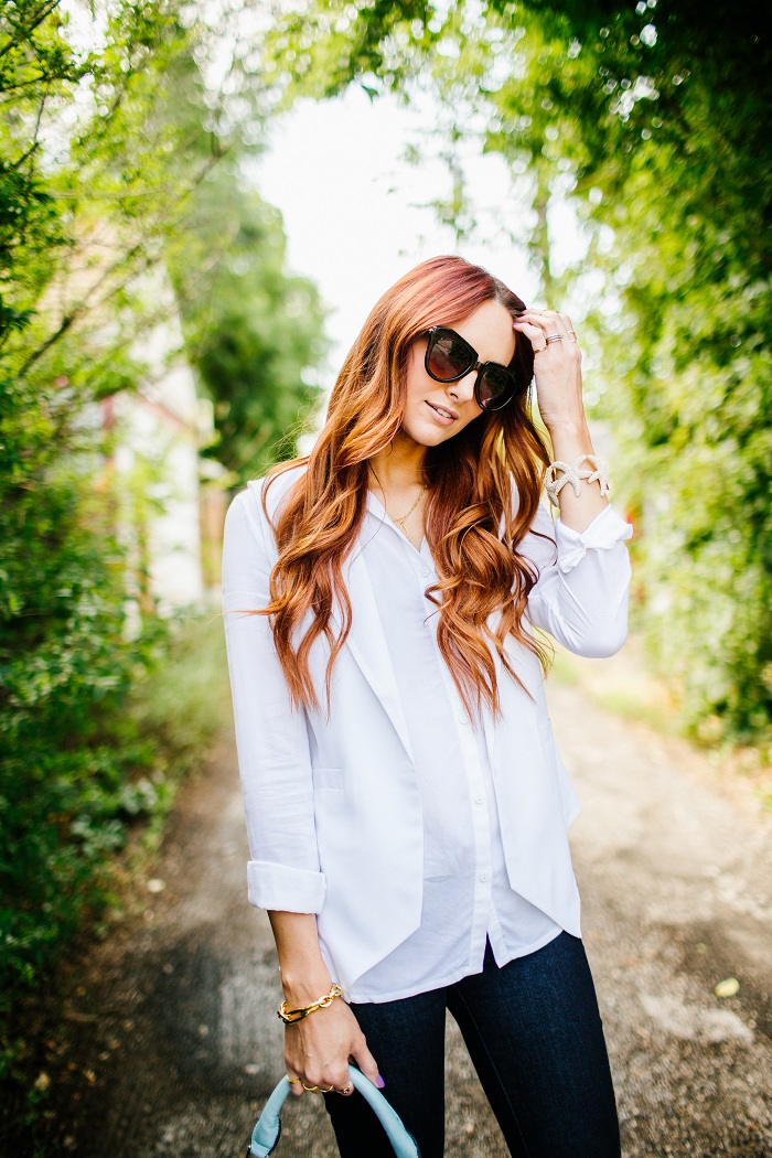 crisp white vest | www.LittleJStyle.com