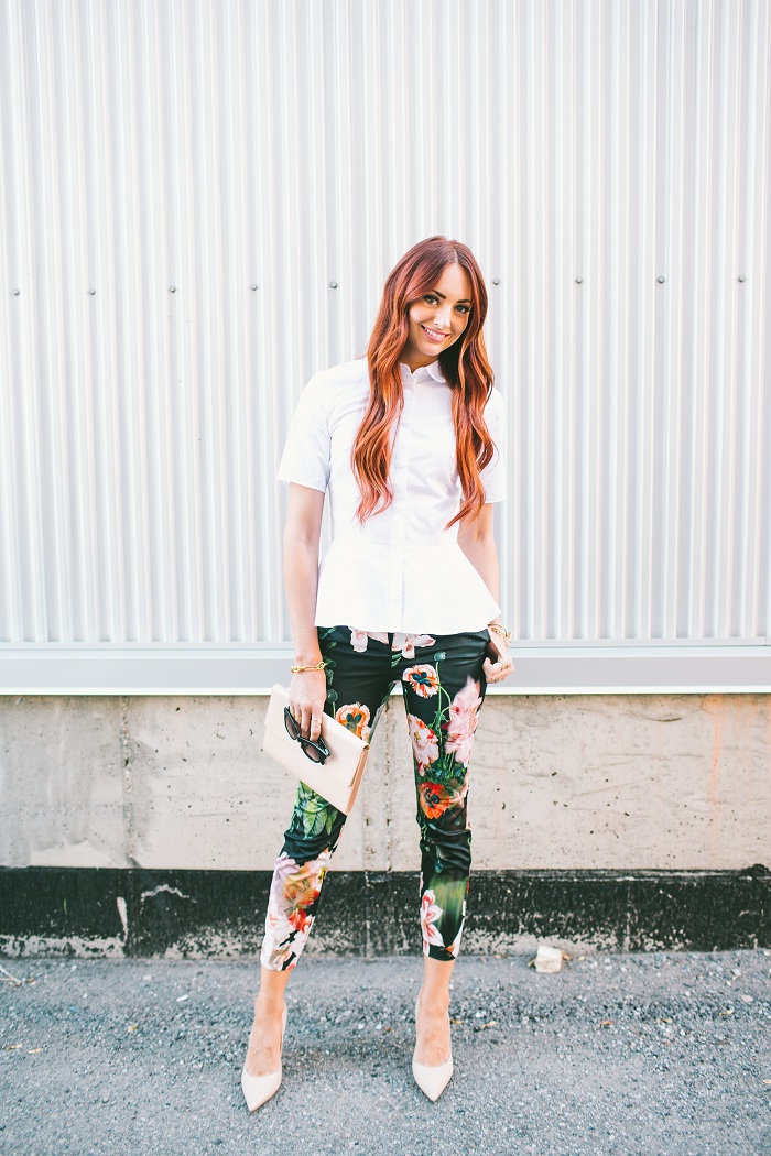 Ted Baker 'Opulent Bloom' Pants, dressed up