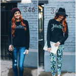 How to Wear a Graphic Sweatshirt Two Ways
