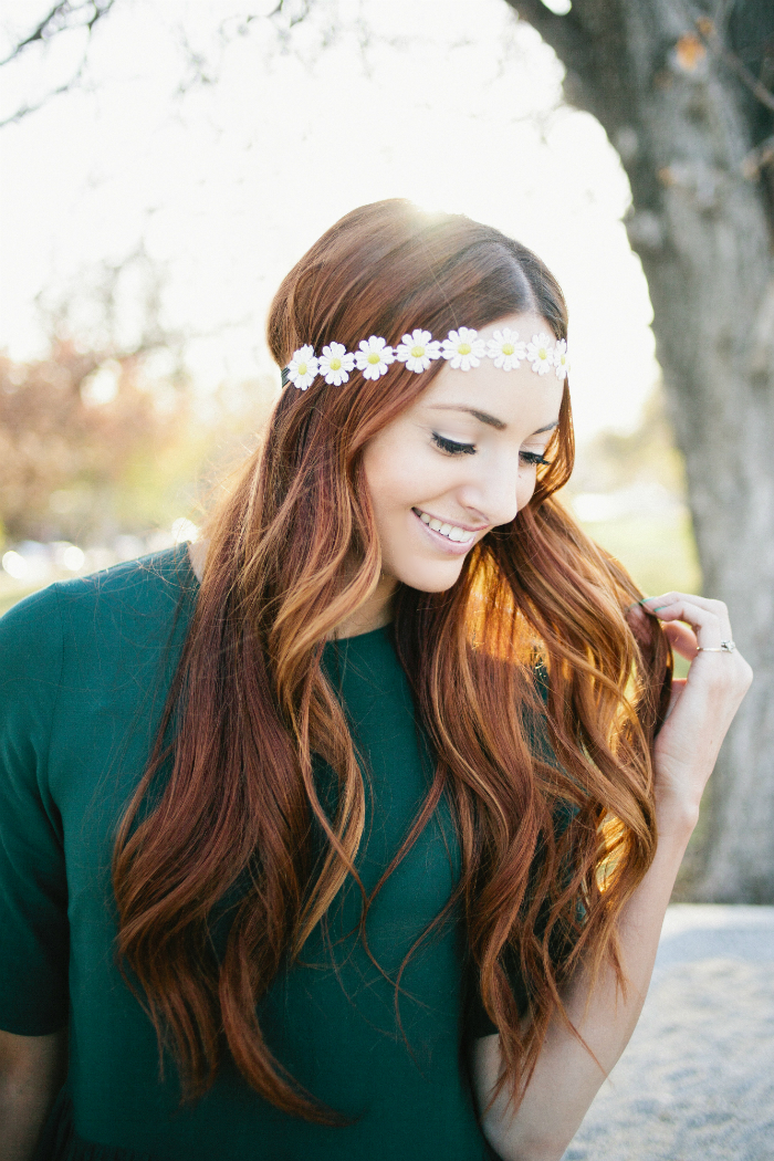 Lemons & Lace daisy headband