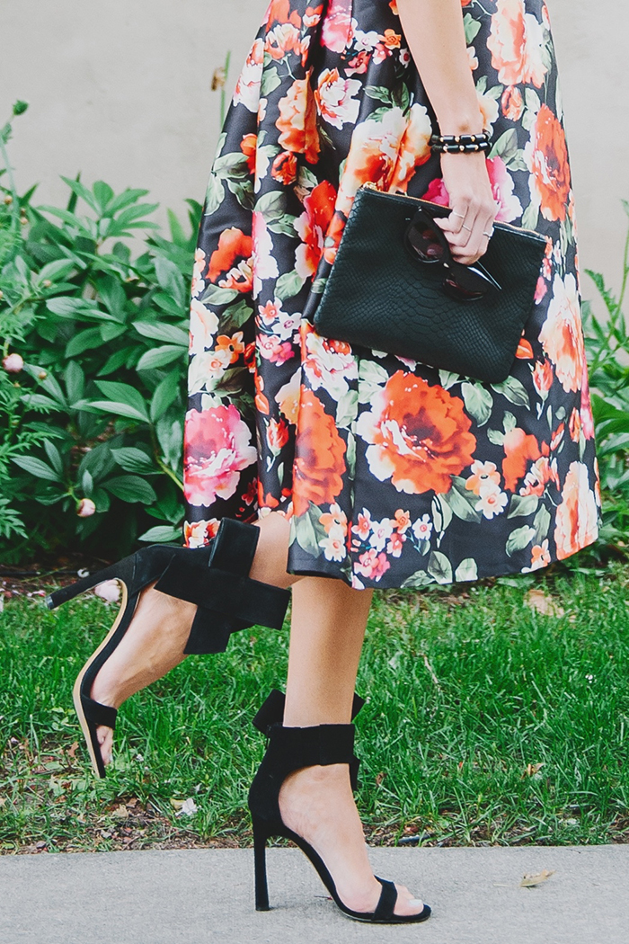 floral midi dressv