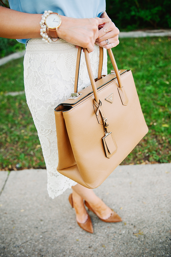 Prada & lace | www.LittleJStyle.com