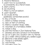 30 Things to Do Before Turning 30