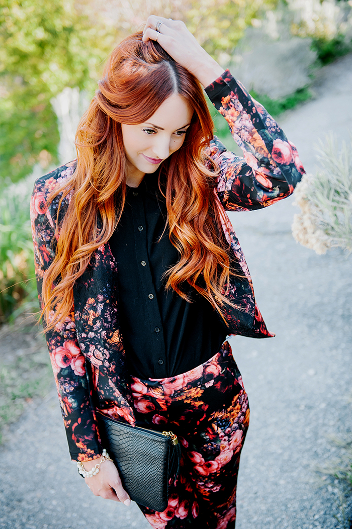 floral pantsuit | www.LittleJStyle.com