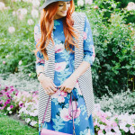 Blue Floral Maxi Dress
