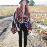 Poncho at the Pumpkin Patch