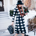 Gingham Sweater Dress