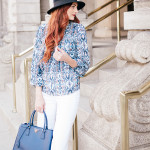 Navy Blue Prada