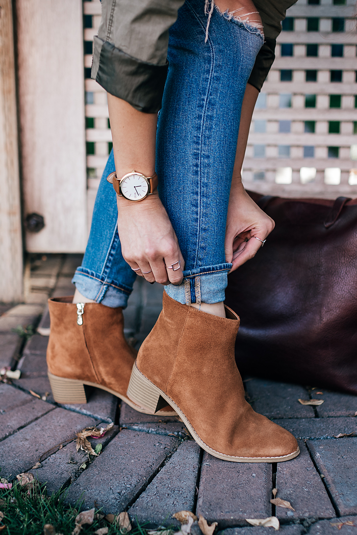 Clarks perfect ankle boots from Zappos by Little J Style