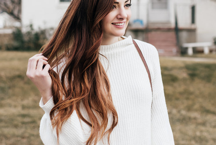 redhead winter style | Little J Style