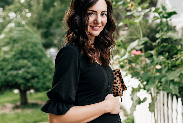Black Button Down Dress | Little J Style
