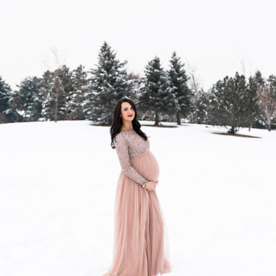 Sparkly Maternity Photoshoot